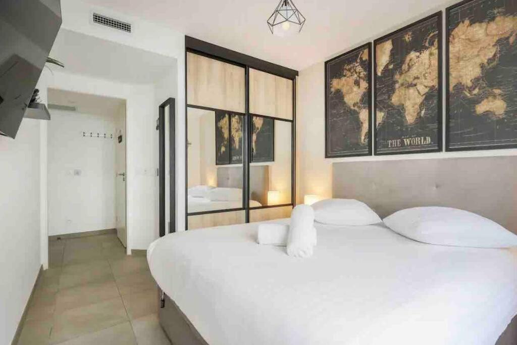 Logement Moderne Luxueux Parking Ac Cote De La Mer Nice Exterior photo
